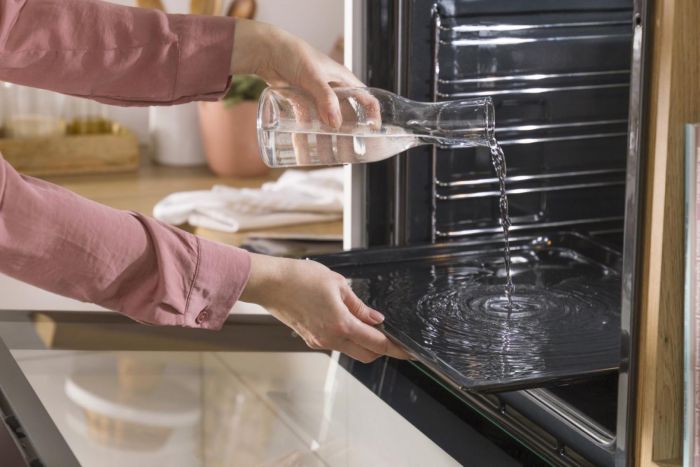 Духова шафа Gorenje електрична, 77л, A+, дисплей, IconLed, пара, макс.темпер.-300, чорний