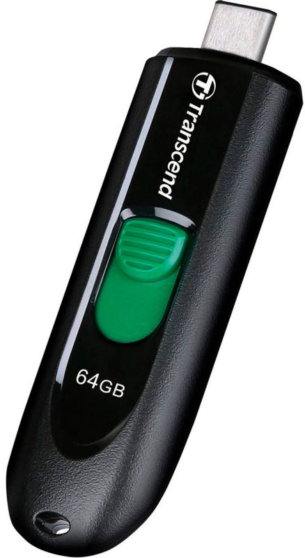 Накопичувач Transcend  64GB USB 3.2 Type-C JetFlash 790C Чорний