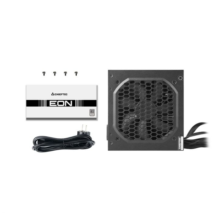 Блок живлення CHIEFTEC EON (700W), >80%, 80+ White(230V Only), 120мм, 1xMB 24pin(20+4), 2xCPU 8pin(4+4), 2xMolex, 4xSATA, 2xPCIe 8pin(6+2)