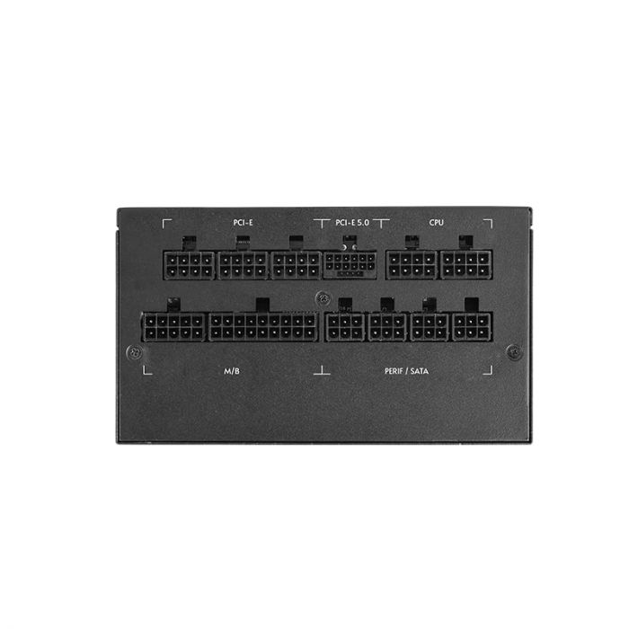 Блок живлення CHIEFTEC Atmos (850W), >90%, 80+ Gold, 135мм FDB, 1xMB 24pin(20+4), 2xCPU 8pin(4+4), 4xMolex, 9xSATA, 2xPCIe 8pin(6+2), 1xPCIe GEN5 16pin, Fully Modular