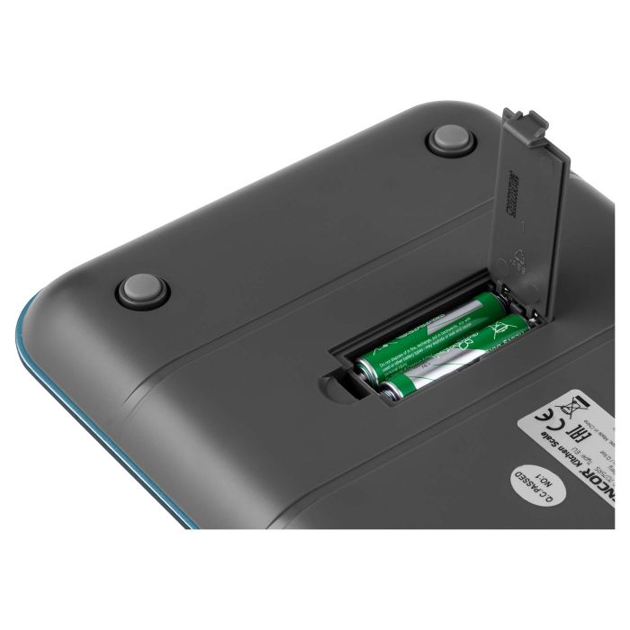 Ваги Sencor кухонні, 5кг, підключення до смартфону, AAAx2, пластик, синій