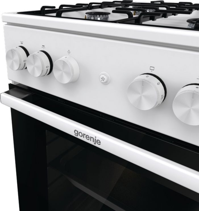 Плита Gorenje  газова, 70л, 50x60см, емальовані, білий