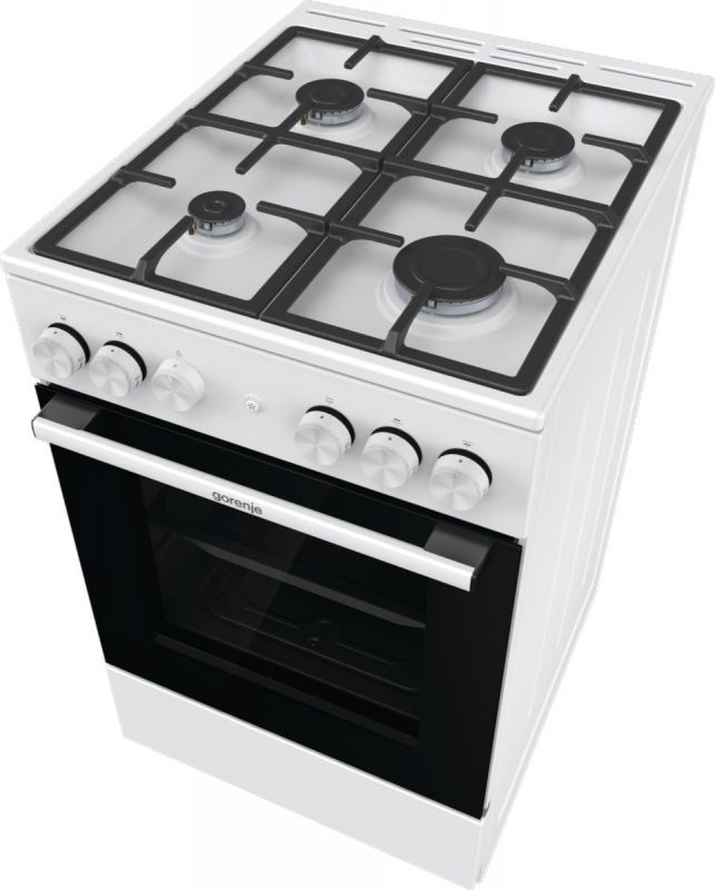 Плита Gorenje  газова, 70л, 50x60см, чавун, білий