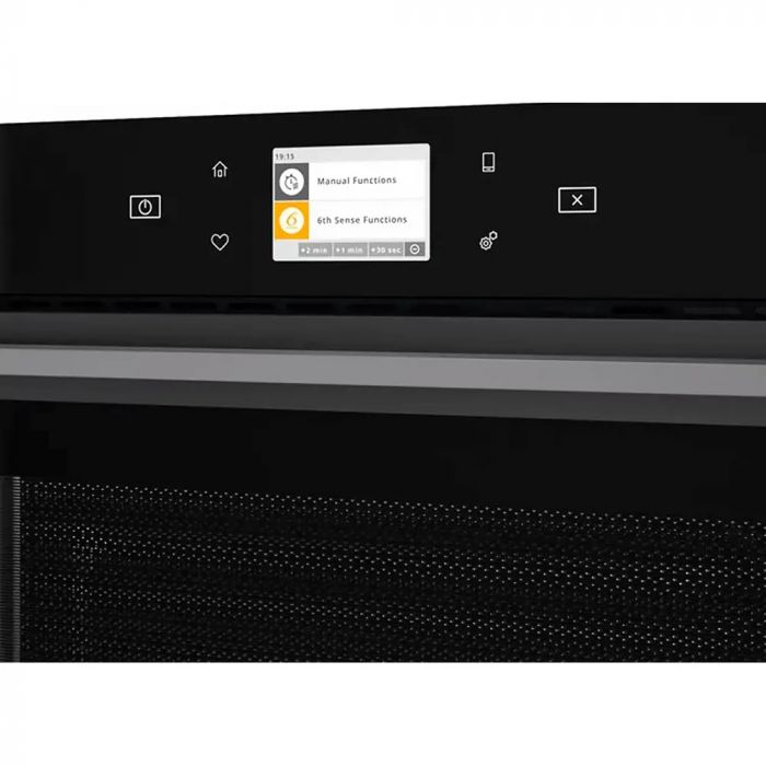 Мікрохвильова піч Whirlpool вбудована, 31л, електронне упр., 1000Вт, гриль, дисплей, конвекція, чорний