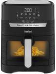 Мультипіч Tefal Easy Fry&Grill Window, 1550Вт, чаша-4.2л, сенсорне керув., 8 програм, пластик, чорний
