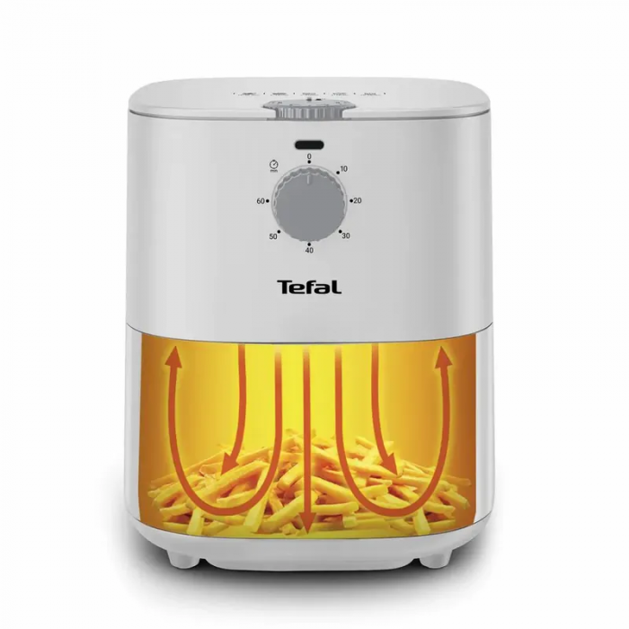 Мультипіч Tefal Easy Fry Essential, 1430Вт, чаша-3.5л, механічне керув., пластик, білий