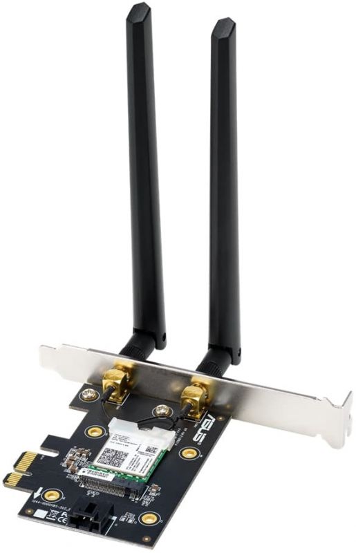 Адаптер WiFi ASUS PCE-AX3000 AX3000, PCI-Express x1, BT5.0