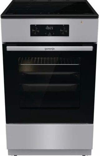 Плита Gorenje електрична індукційна, 62л, 50x60см, дисплей, програматор IconLed, поєднання конфорок, нерж