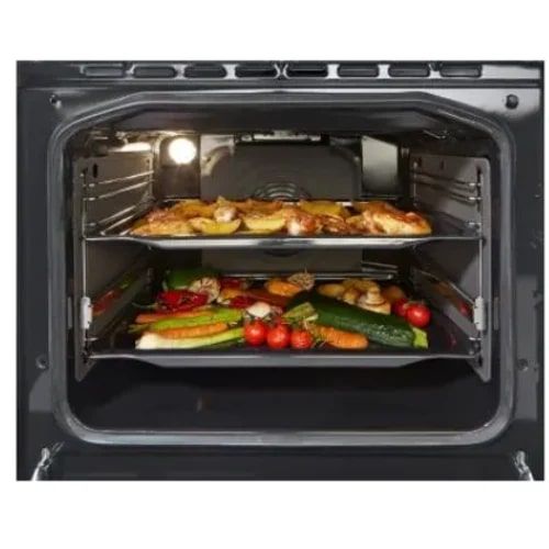 Плита Gorenje електрична індукційна, 62л, 50x60см, дисплей, програматор IconLed, поєднання конфорок, нерж