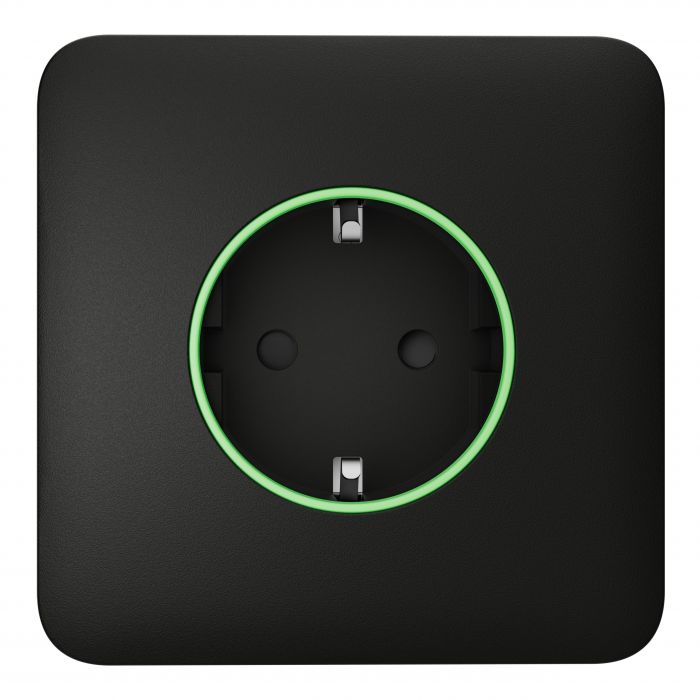 Розумна вбудована розетка Ajax Outlet black