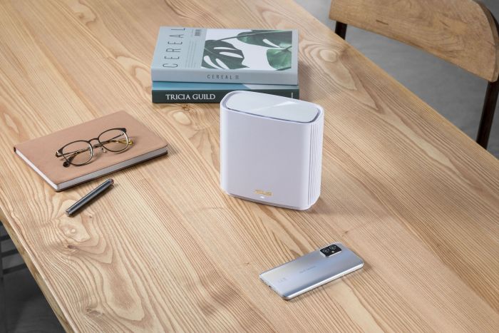 Система WiFi-Mesh ASUS ZenWiFi XT8 v2 AX6600, 3xGE LAN, 1x2.5GE WAN, 1xUSB3.1, 2мод, білий
