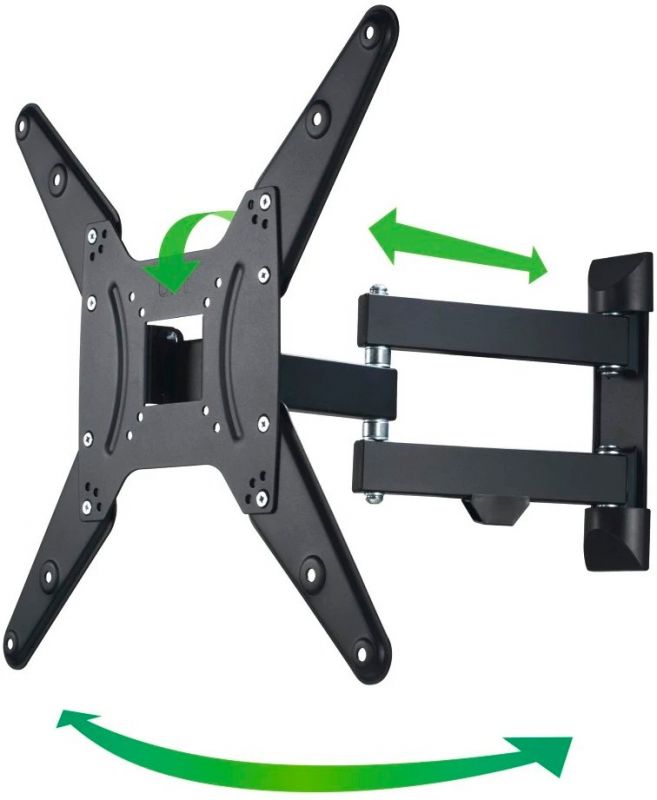 Кріплення ТВ поворотне Hama TV-WB, AR-2, 32-65", чорний