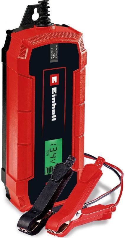 Зарядний пристрій Einhell CE-BC 5 M, 12В, 3-120Аг, макс 5А, LiFePO4