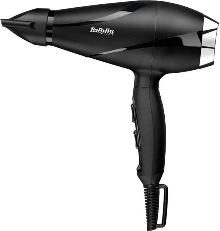 Фен Babyliss, 2200Вт, 2 режими, дифузор, іоніз-я, хол. обдув, чорний