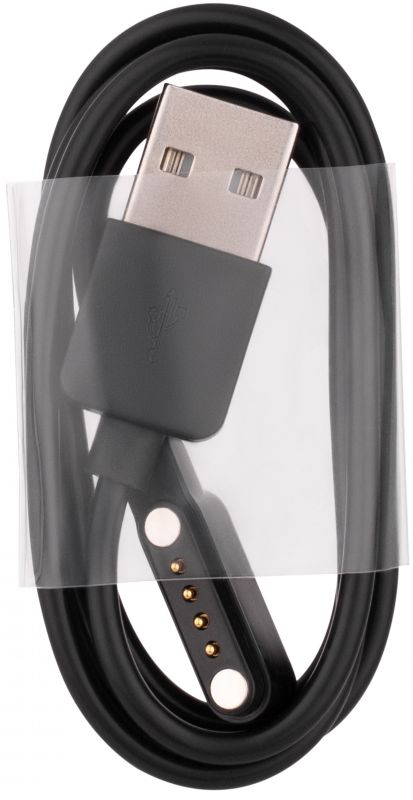 Зарядний кабель USB для смарт-годинника 2E Alpha SQ, магнітний, чорний