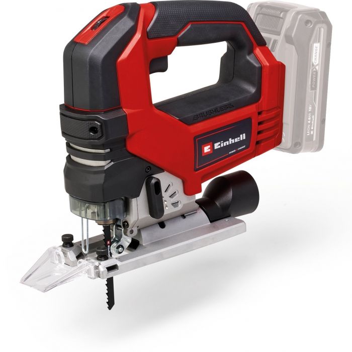 Лобзик Einhell TP-JS 18/135 Li BL - Solo акумуляторний, PXC 18В, 3500об•хв, безщітковий, плавний пуск, ход 26 мм, 2.2 кг (без АКБ і ЗП)