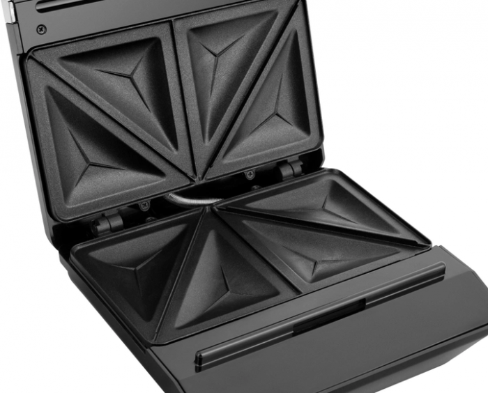 Сендвічмейкер Russell Hobbs, 750Вт, 1 пластина-сендвіч, корпус-пластик, чорний