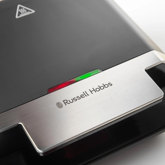 Сендвічмейкер Russell Hobbs, 750Вт, 1 пластина-сендвіч, корпус-пластик, чорний