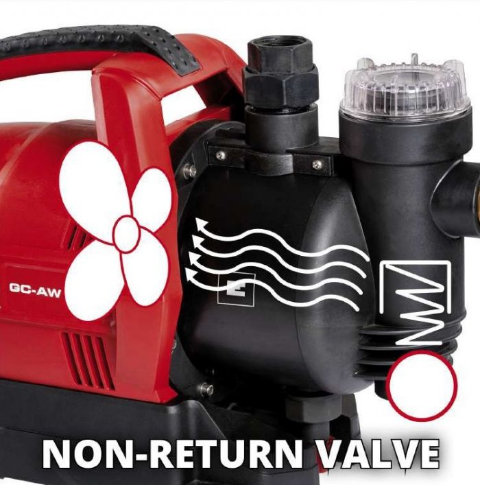 Насос напорний автоматичний Einhell GC-AW 6333, 3300 л·год, 630 Вт, 3.6бар, глиб 8м, 7.9кг