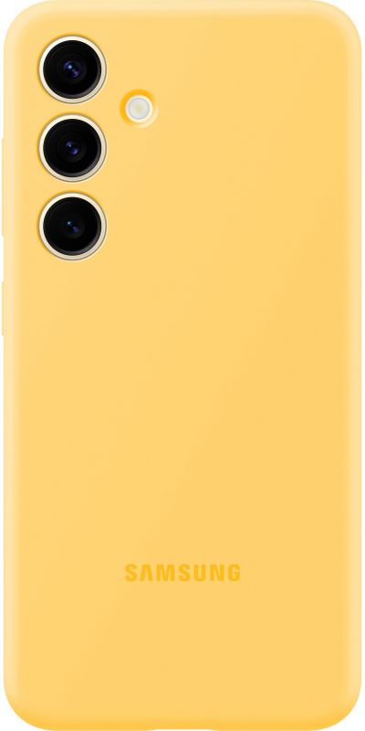 Чохол Samsung для Galaxy S24 (S921), Silicone Case, жовтий