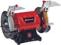 Точильно-шліфувальний верстат Einhell TC-BG 150 B, 350Вт, 2980об/хв, диск і щітка для зачищення, 7.9кг