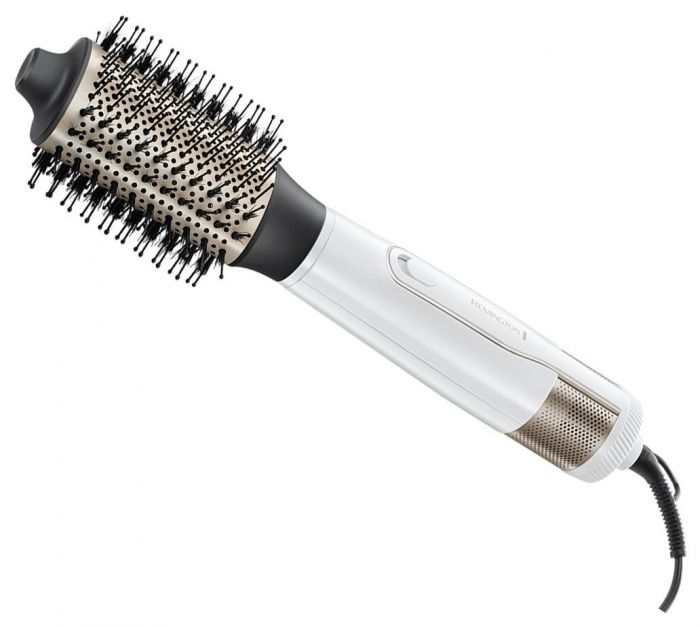 Фен-щітка Remington HydraLuxe, 1200Вт, 3 режими, іонізація, хол. обдув, кераміка, білий