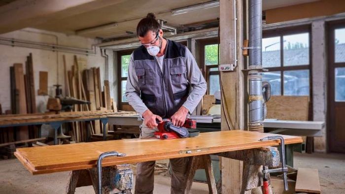 Шліфмашина стрічкова акумуляторна Einhell TP-BS 18/457LI BL - Solo, PXC, 18В, 120-250м•хв, стрічка 457х75мм, безщіткова, 2.58кг, без АКБ і ЗП