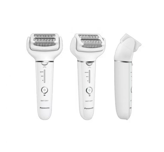 Епілятор Panasonic пінцетний, акумуляторний , пінцет.-60, волог.+сух., насадок-2, футляр , білий
