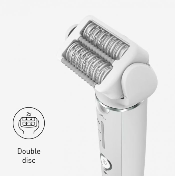 Епілятор Panasonic пінцетний, акумуляторний , пінцет.-60, волог.+сух., насадок-2, футляр , білий