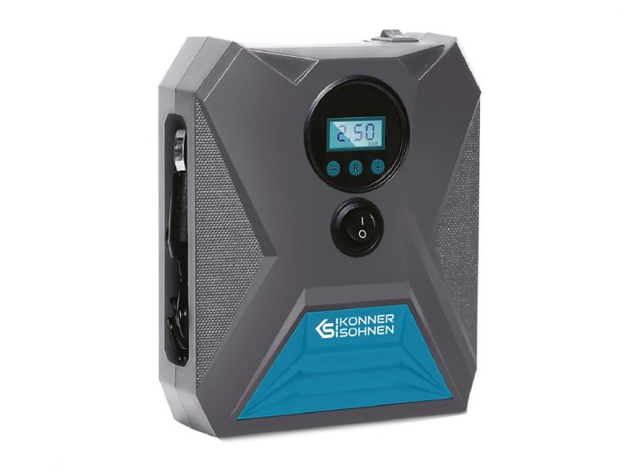 Компресор автомобільний Konner&Sohnen KS P10, 12В, 120Вт, 150psi, 25л/хв, 0.8кг