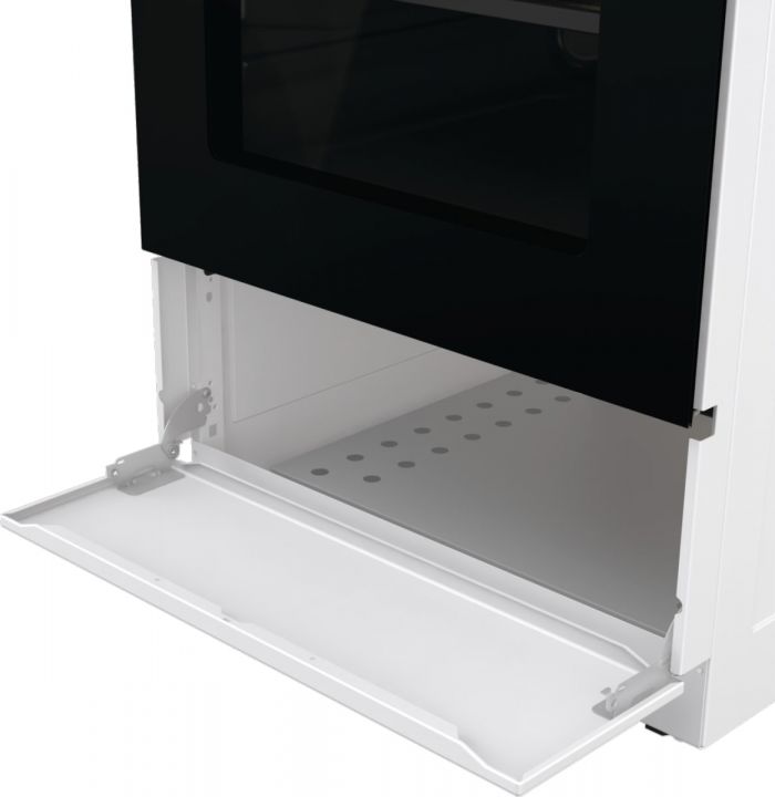 Плита Gorenje електрична склокерамічна, 68л, 50x60см, білий