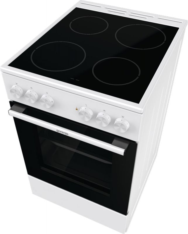 Плита Gorenje електрична склокерамічна, 68л, 50x60см, білий
