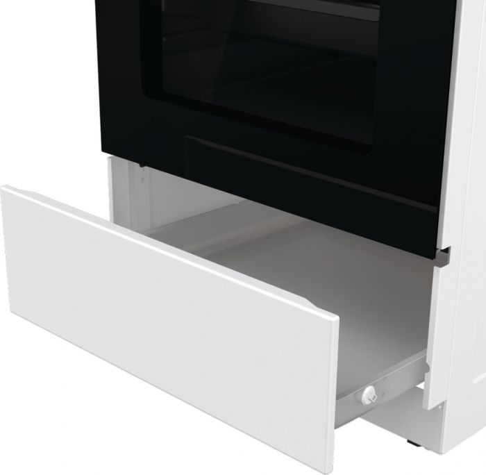 Плита Gorenje електрична склокерамічна, 68л, 50x60см, білий