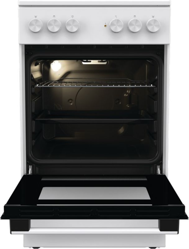 Плита Gorenje електрична склокерамічна, 68л, 50x60см, білий
