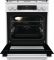 Плита Gorenje комбінована, 71л, 60x60см, приготування з паром, програматор, дисплей, чавун, з кришкою, білий