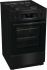 Плита Gorenje комбінована, 62л, 50x60см, дисплей, програматор, приготування на пару, емальовані реш, чорний