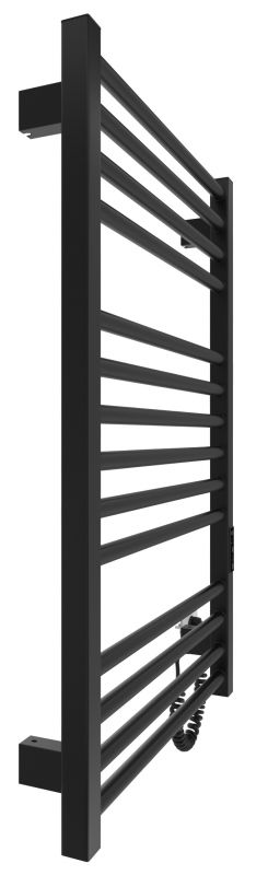 Рушникосушка Hygge Family електрична Derby, 770х530х80мм, таймер-регулятор, сталь, чорний матовий