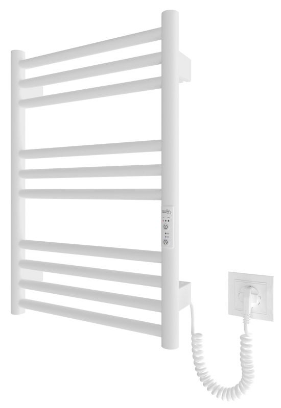 Рушникосушка Hygge Family електрична Greenwich, 570х430х80мм, таймер-регулятор, сталь, білий матовий