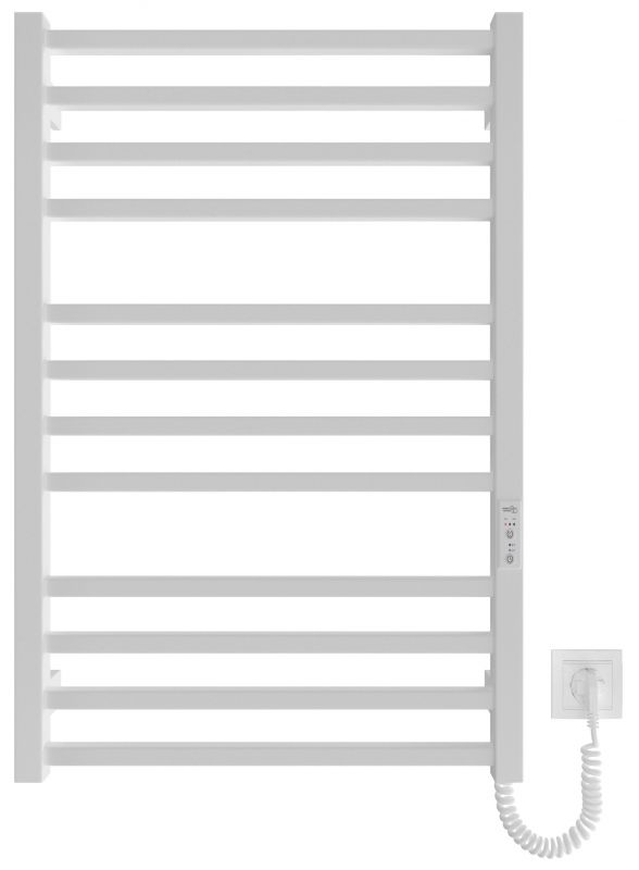 Рушникосушка Hygge Family електрична London, 770х530х80мм, таймер-регулятор, сталь, білий матовий