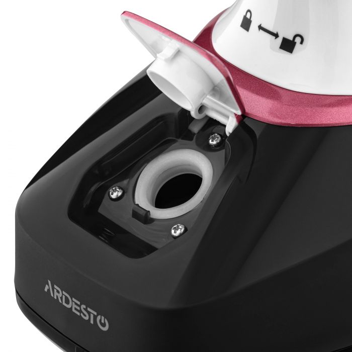 Відпарювач ARDESTO ручний SI-S1400, 1400Вт, 280мл, паровий удар, постійна пара - 22гр, керам. підошва, біло-чорний