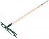 Граблі універсальні Verto, 18 зубців, ширина 47см, 140см, 1.3кг