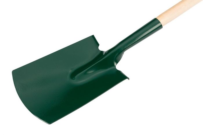 Лопата штикова Verto пряма, руків'я дерев'яне Т-подібне, 117см, 1.8кг