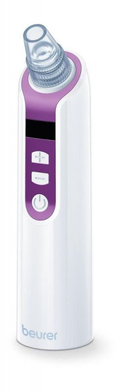 Масажер Beurer для обличчя вакуумний, акумулятор, USB, 3 режими, білий