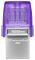 Накопичувач Kingston  128GB USB 3.2 Type-A Gen1 + Type-C DT microDuo 3C R200MB/s
