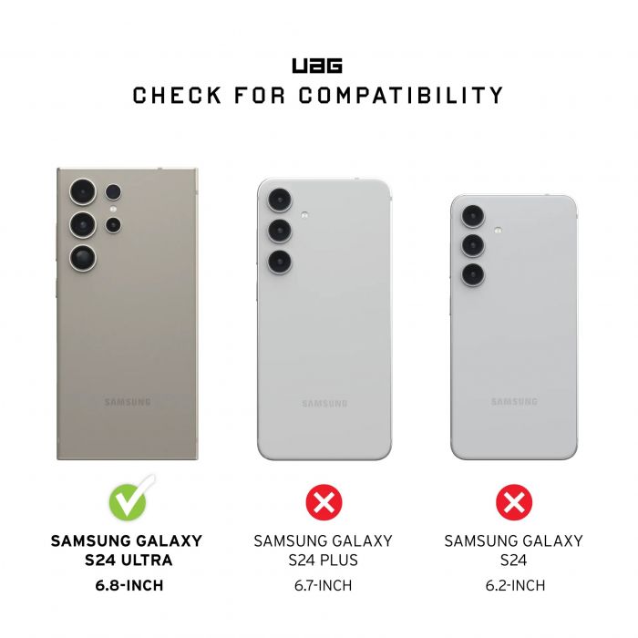 Чохол UAG для Samsung Galaxy S24 Ultra, Plasma XTE Pro, Black/Orange