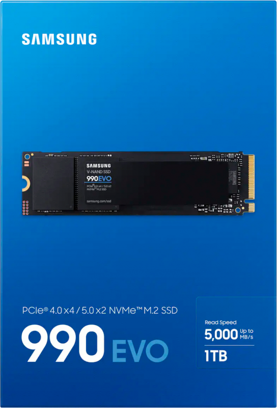 Накопичувач SSD Samsung M.2 1TB PCIe 4.0 990EVO