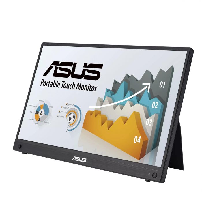Монітор портативний Asus 15.6" ZenScreen MB16AHT mHDMI, 2xUSB-C, MM, IPS, Touch