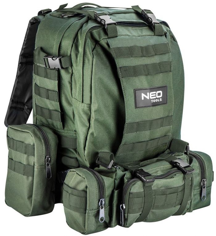 Рюкзак Neo Tools, 4в1, 40л, поліестер 600D, камуфляж