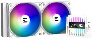 Система рідинного оxолодження  Zalman Alpha 2 A24 ARGB, LGA1851, 1700, 1200, 115x, AM5, AM4, TDP 320W, білий