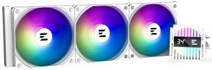 Система рідинного оxолодження  Zalman Alpha 2 A36 ARGB, LGA1851, 1700, 1200, 115x, AM5, AM4, TDP 360W, білий